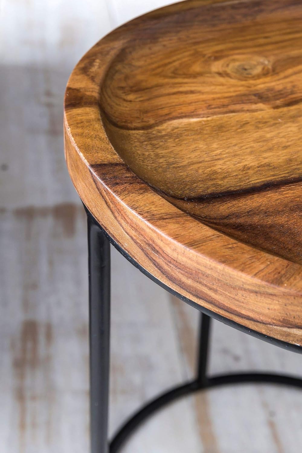 Finebuy Design Satztisch Fb51458 Sheesham Metall Beistelltisch 2er Set Klein Couchtisch Set 2 Holz Tische Massivholz Wohnzimmertisch Metallgestell Schmaler Sofatisch Palisander Ablagetisch Amazon De Kuche Haushalt