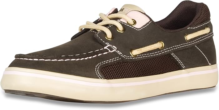 tan leather deck shoes