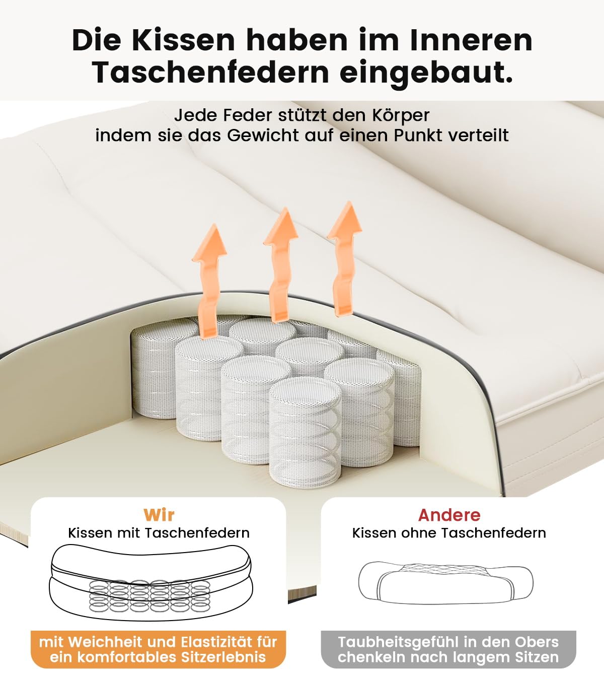 COMHOMA Bürostuhl, ergonomischer schreibtischstuhl mit Mesh, 2D-Kopfstütze, 4D-Armlehnen, Hohe Rückenlehne mit Wipp- & Feststell (90-125°), extra breite Sitzfläche, Belastbarkeit 180 kg, Schwarz 4