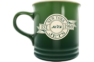 NFL New York Jets 14oz Banner Design Stoneware Coffee Mug