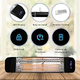 Devola DVPH2000B Electric Infrared Patio Heater 2000W WiFi IP65 view 3