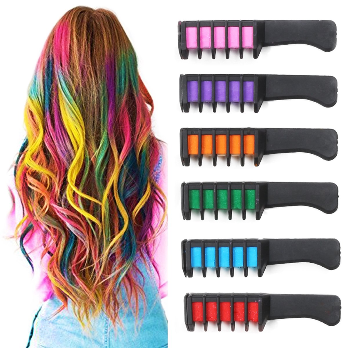 OPAWZ 12 Colors Pet Hair Dye Paint Pen, Temporary Dog Dye