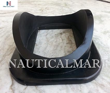 Nauticalmart 18 Divers Helmet Wooden Base Us Navy Mark V Diving Helmet Base Black