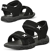Hurley Loni Toddler Water Shoes, Beach Essentials, Girls and Boys Open Toe Sandals, Lightweight, Breathable and Two Adjustable Straps