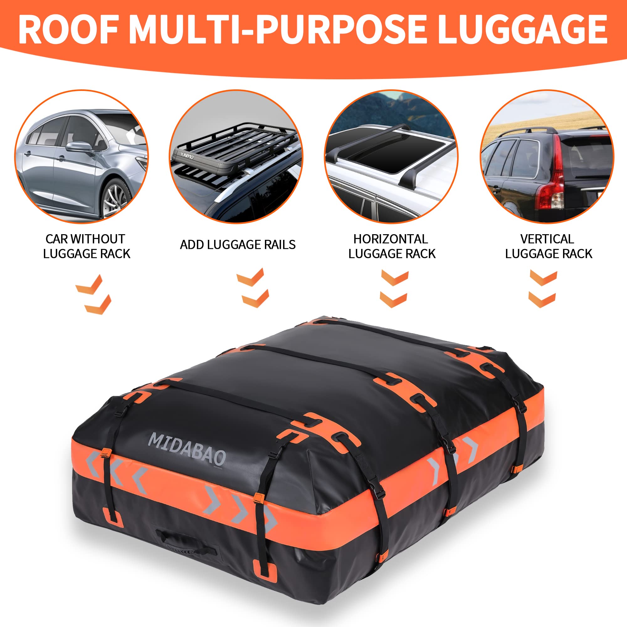 Sac De Toit Voiture Buy Rooftop , PI Store Waterproof Car Roof Bag With Or Without Roof Racks Cargo Carrier - 2