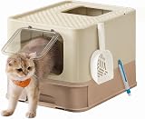 Feandrea Hidden Cat Litter Box with Hood Slide-Out Tray 15 kg Capacity