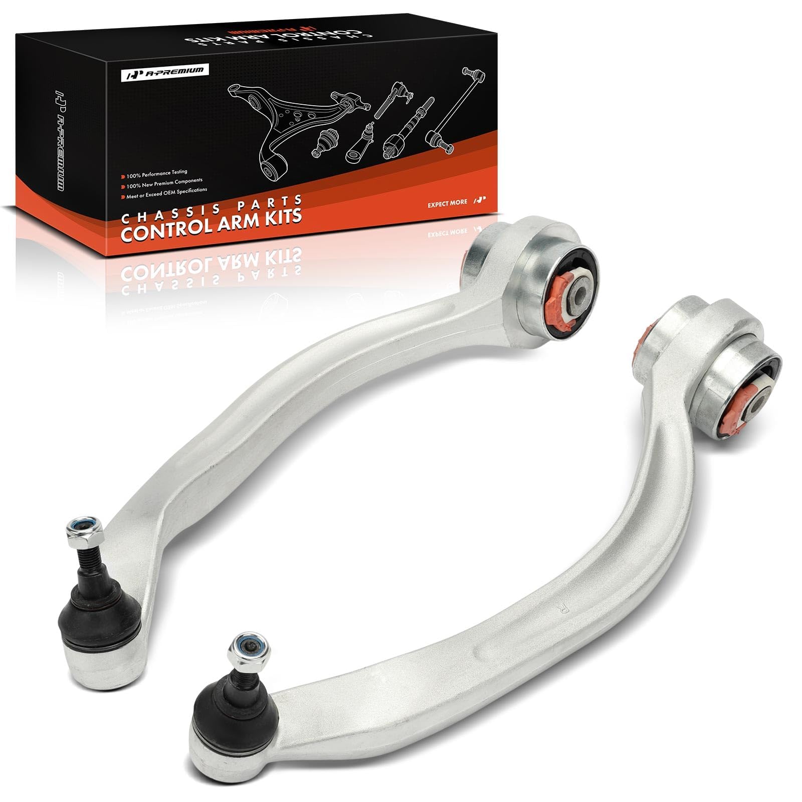 Brazo de control inferior delantero trasero A-Premium, con rótula y buje