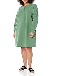 Amazon Essentials Women's Knit Henley Sweatshirt