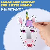 JOYIN 36 Pcs Make-a-face Sticker Sheets Unicorns Kids Party Decor view 2