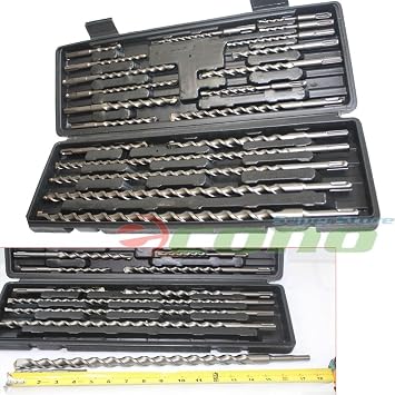 Amazon Com 20 Pc Sds Plus Rotary Hammer Drill Bits Set Fit Hilti
