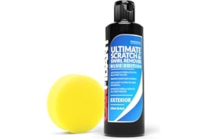 Carfidant Blue Car Scratch Remover - Ultimate Scratch and Swirl Remover for Blue Color Paints - Polish & Paint Restorer - Easily Repair Paint Scratches, Scratches, Water Spots! Car Buffer Kit