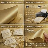 Syntego Premium Pearlescent Paper A4 120gsm 10 Sheets - Inkjet & Laser view 2