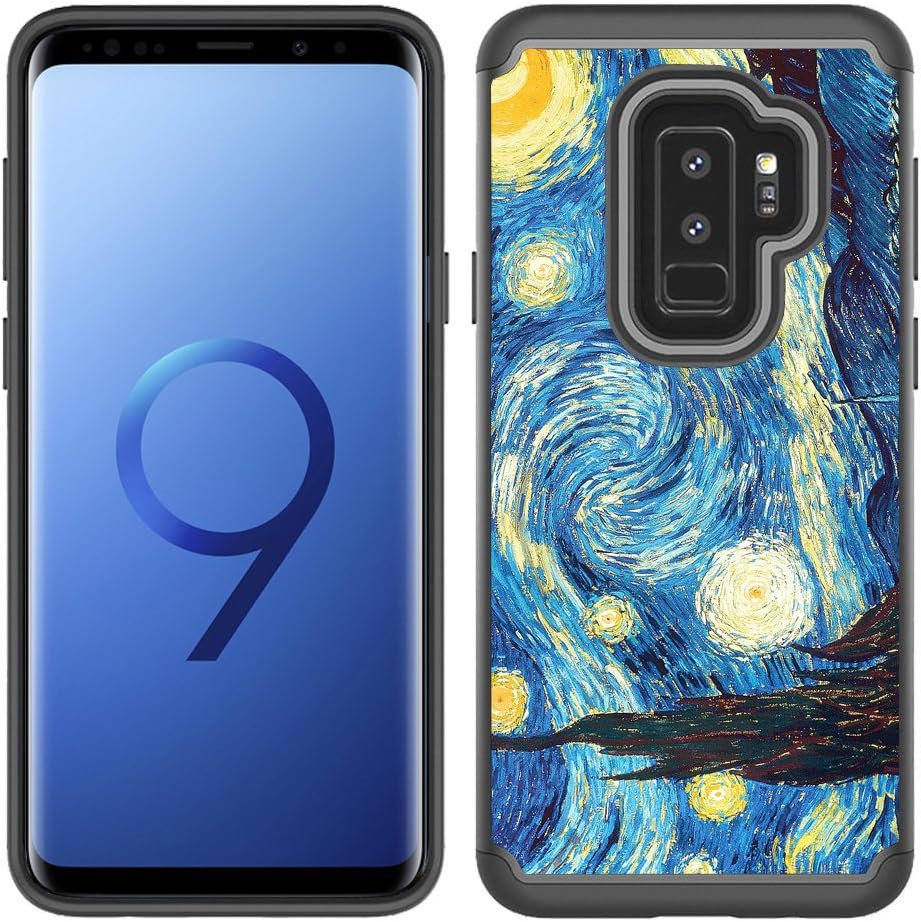 Corpcase - Hybrid Case for Galaxy S9 - Starry Night / Unique Case With Great Protection