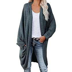 ADJHDFH Sweaters For Women Trendy Boho Duster Plus