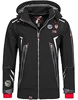 Geographical Norway - Giacca multifunzione, impermeabile e sportiva da donna Nero 007 M