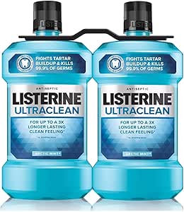 Amazon Com Listerine Ultra Clean Cool Mint Twin Pack 1 5 Liter Beauty Personal Care