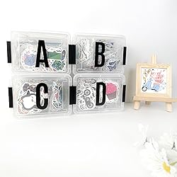 500 Pcs Letter & Number Stickers – 10 Sheets 2