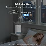 DR. PREPARE 1000ml Dehumidifier for Home Bedroom Ultra-Quiet Auto Off Timer view 3