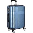 Wqzlyg 28 Inch Luggage with Spinner Wheels,Lightweight Checked-Large Suitcase 28 inch,Hardshell Rolling Luggage for Women Men,Dark Blue