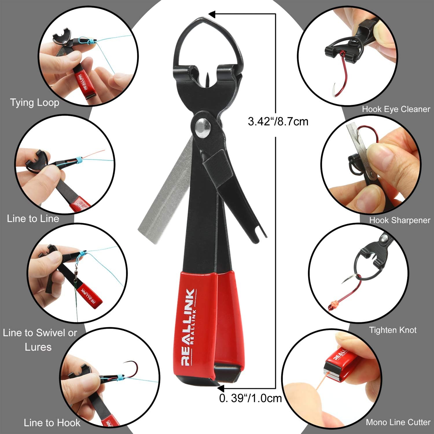 Fishing Equipment Quick Knot Tying Tool and Zinger Retractors 3 in 1 Combo Fly Fishing Tools Kit Supplies and Accessories Durable 420 Stainless Steel lanyard Come with Zinger Retractor : Sports & Outdoors
