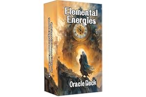 ZHQGYN Elemental Energy Oracle Cards: Harness The Power of Nature for Spiritual Guidance, Oracle Tarot Cards Readings for Beginners, clearing Life and karmic influences