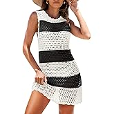Lylinan Womens Swimsuit Coverup Summer Sleeveless Outfits Swimwear Bathing Suit Cover Ups Beach Dresses S-XXL