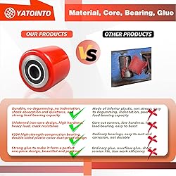 YATOINTO Pallet Jack/Truck Load Wheels Full Set