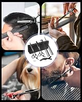 Lictin Hair Cutting Scissors 6.0 Inch Thinning Set Case Black Comb Clip view 8