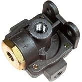 World American WA289182 QR-1C Air Quick Release Valve 0 PSI Diff, 1/4" NPT Supply &amp; Delivery Ports &ndash; Replaces Bendix 289182 Haldex KN32040 Meritor R955289182 Tectran 14476 Newstar S-18905 Freightliner