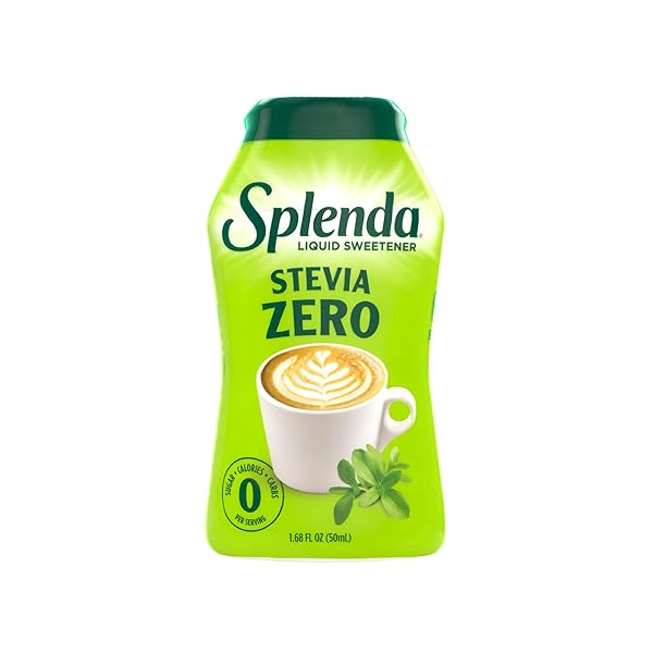 SPLENDA STEVIA LIQUID ZERO CALORIE SWEETENER DROPS, 1.68 OUNCE BOTTLE (PACK OF 1)