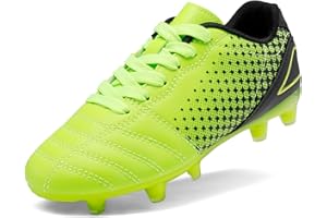 DREAM PAIRS Boys Girls Outdoor Soccer Cleats Kids Athletic Football Shoes