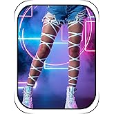 Lorealri Black Leg Wraps Rave Elastic Garter with O Ring Outfits Festivals Exotic Costume for Women