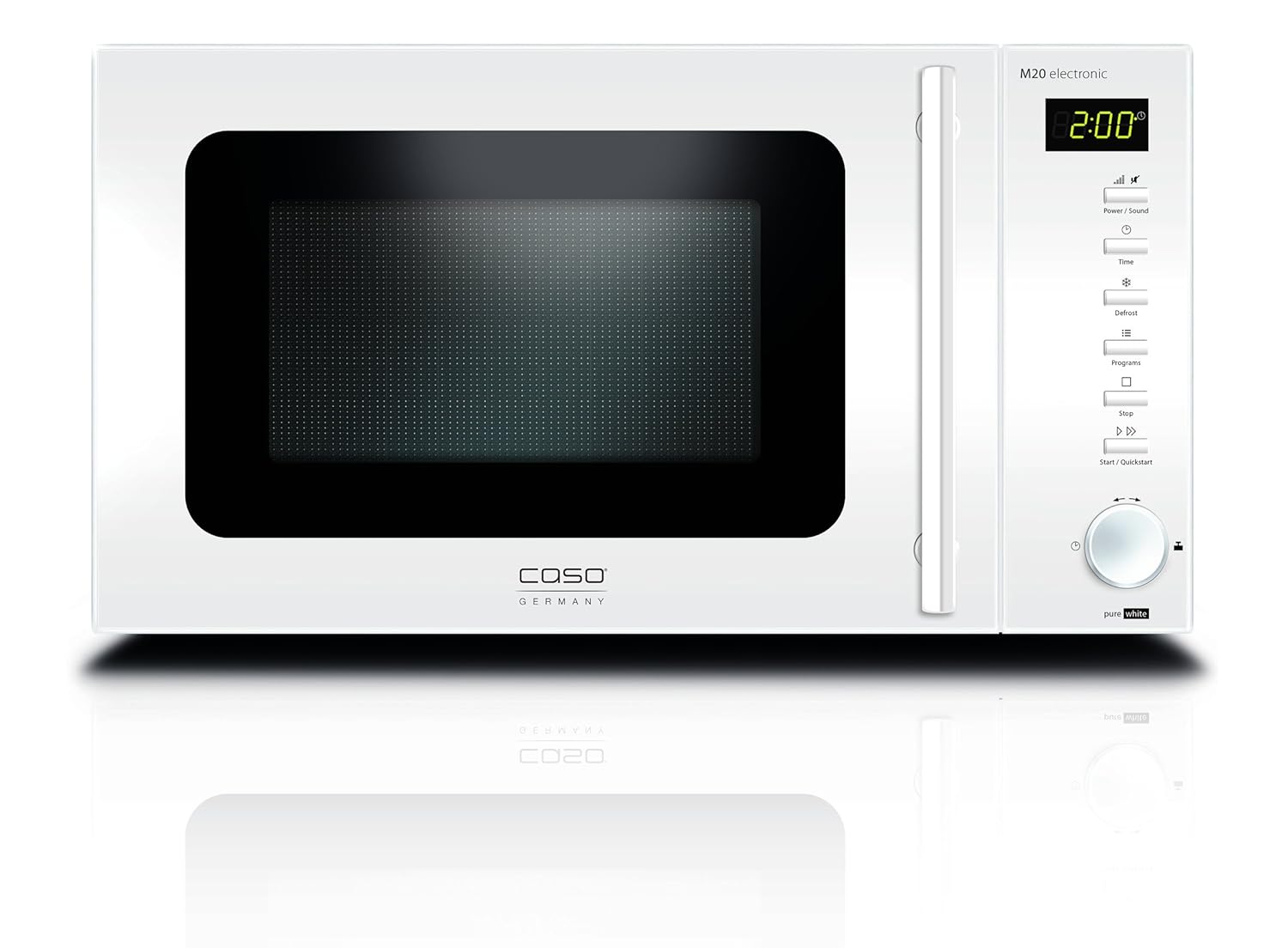 Caso M20 Electronic Pure-White - Microondas: Amazon.es: Hogar