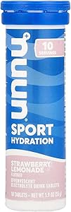 Nuun Sport Hydration Strawberry Lemonade, 10 Drink Tablets