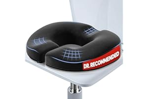 Benazcap Donut Pillow Seat Cushion, Donut Chair Cushions for Postpartum Pregnancy & Hemorrhoids, Sciatica & Hip & Coccyx Pain