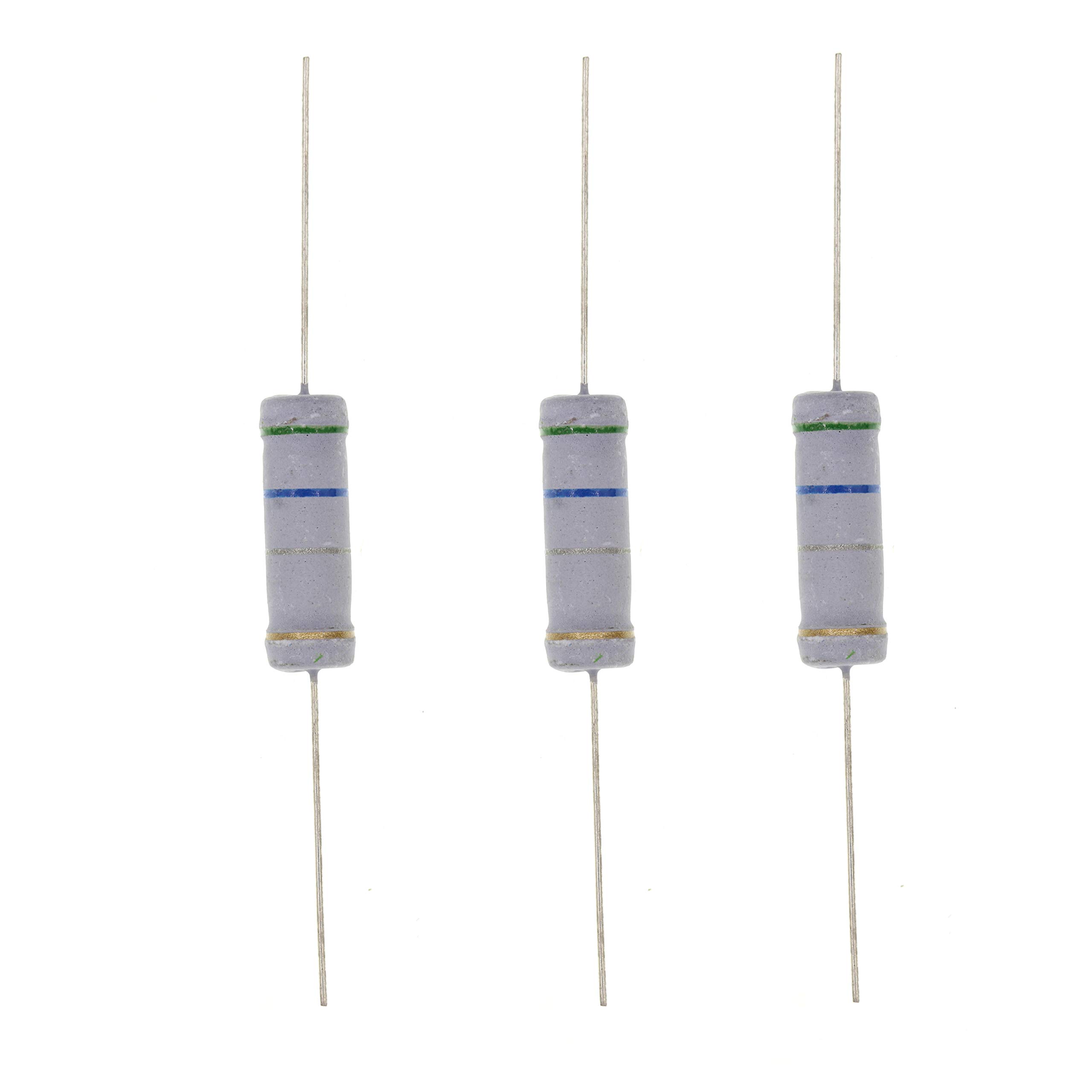 HUABAN 10PCS 5W 5 Watts 0R56 0.56 Ohm 5% Metal Oxide Film Resistor