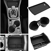BIBIBO for 2025 Subaru Forester Center Console Organizer 2025 2026 Subaru Forester Console Armrest Tray+Cup Holder +Wireless Charging Mat 2025 Forester Insert Organizer 2025 Forester Accessories