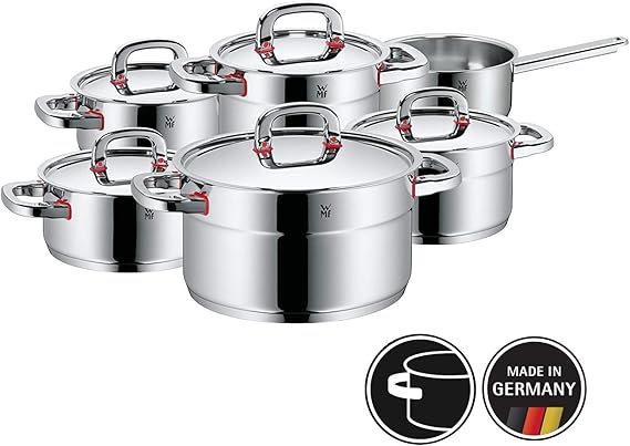 WMF Premium One - Batería de Cocina, 6 Piezas: Amazon.es: Hogar