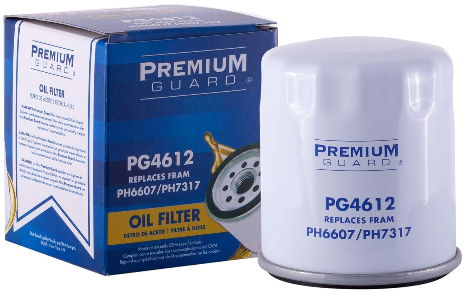 Amazon.com: PG PG4612 Oil Filter | Fits 1983-2019 various models of Honda,  Acura, Chevrolet, Chrysler, Ford, Nissan, Toyota, Mazda, Infiniti, Dodge,  Kia, ...