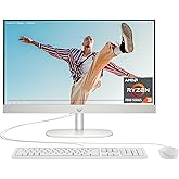 HP 24 inch All-in-One Desktop PC, FHD Touchscreen, AMD Ryzen 3 7320U, 8 GB RAM, 256 GB SSD, AMD Radeon Graphics, Windows 11 Home, 24-cr0220 (2024)
