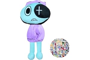 Lemoneon Dandy's World Plush 11" Astro Plush Stuffed Figure Pillow for Video Game Fans Room Decor with a Sticker Set