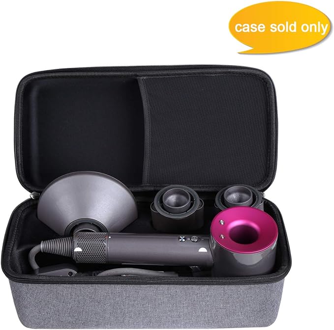 Aproca Hard Protective Case Bag for Dyson Supersonic Hair Dryer (Grey