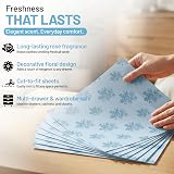 ZYBUX Scented Drawer Liners 4 Sheets 43cm x 58cm Ocean Fresh Aroma view 2
