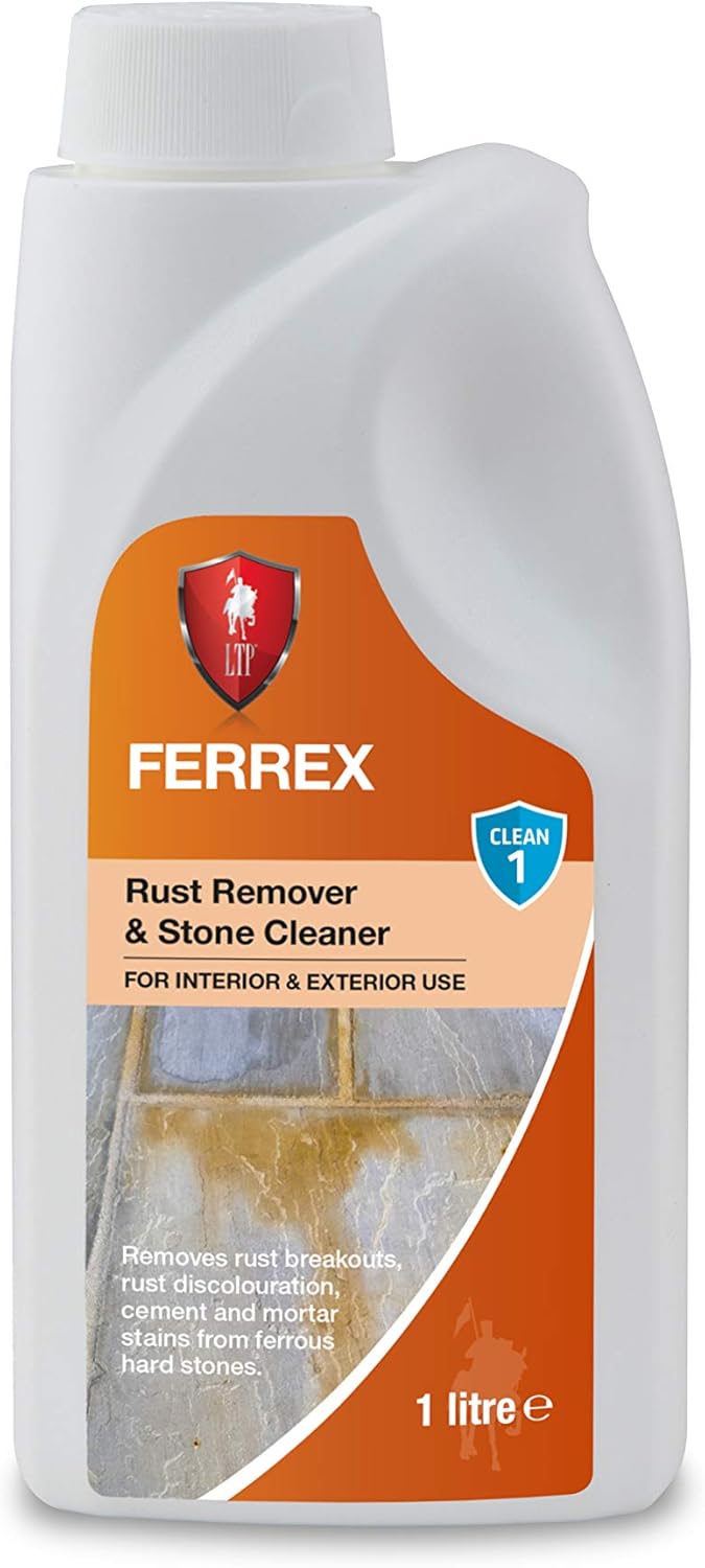 LTP Ferrex Rust Remover & Stone Cleaner removes Rust outbreaks, Rust