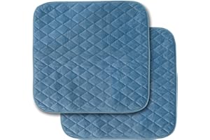 ViDava's Waterproof Chair Pads for Elderly Incontinence - Reusable & Washable, Fits Recliners, Seats, Furniture, Beds - Leak Proof & Absorbent Urine Protector (Blue)