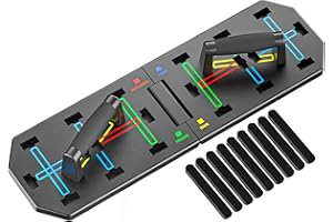 MAVILON Push Up Board Fitness, Solid Pushup Board Home Workout Equipment, Multi-Functional, Portable, Foldable Push Up Bar at Home Gym, Professional Push Up Strength Training