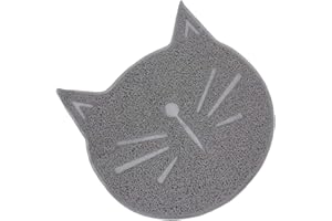 Totority Cat Litter Mat Litter Trapping Mat Scratching Pads for Cat Litter Box Mat Scatter Control Household