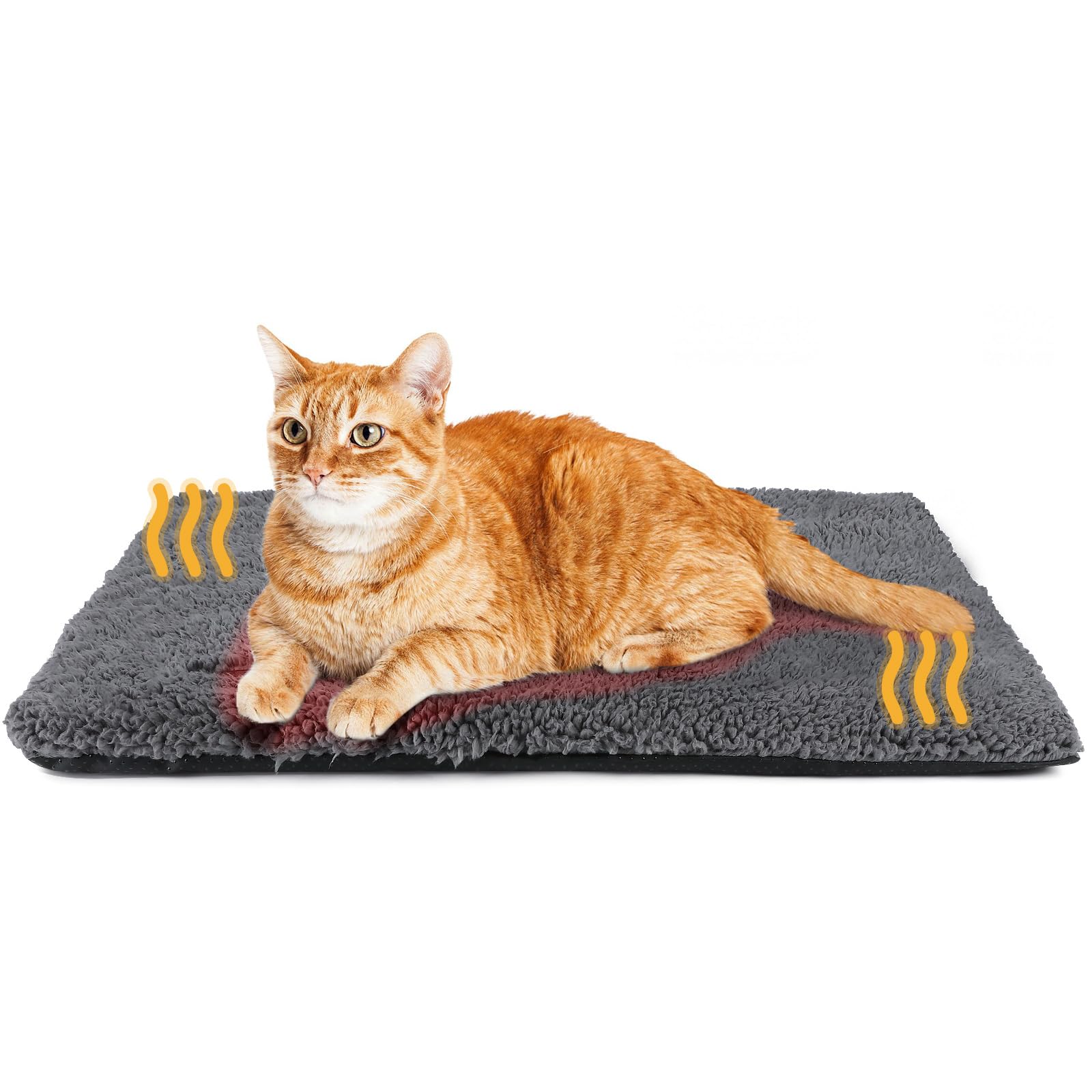 Photo 1 of Self Warming Cat Bed Self Heating Cat Dog Mat 29.1 x 18.9 inch Extra Warm Thermal Pet Pad for Indoor Outdoor Pets with Removable Cover Non-Slip Bottom Washable Non Electric