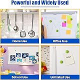 FINDMAG 8 Pack Strong Fridge Magnets with Hooks Green Small Whiteboard Magnets view 5