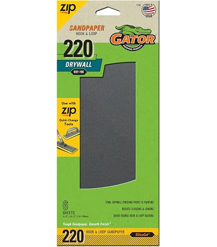ROLLINGDOG Feuilles Abrasives 80/120/240 – 18 Feuilles 17,8x22,9 Cm Pour Ponceuse D’Angle & Main – Bois, Placo, Métal